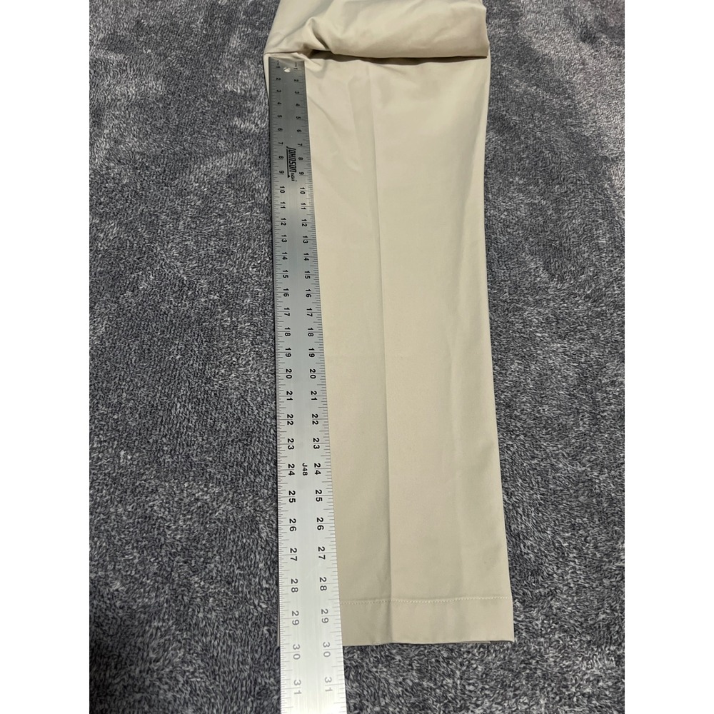 Brooks Brothers 346 Advantage Chino Clark Fit Khaki Tan Pants Mens 33x30 Cotton - Picture 8 of 9
